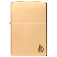 Зажигалка Zippo Armor Series Flame Золото / Латунь photo 2