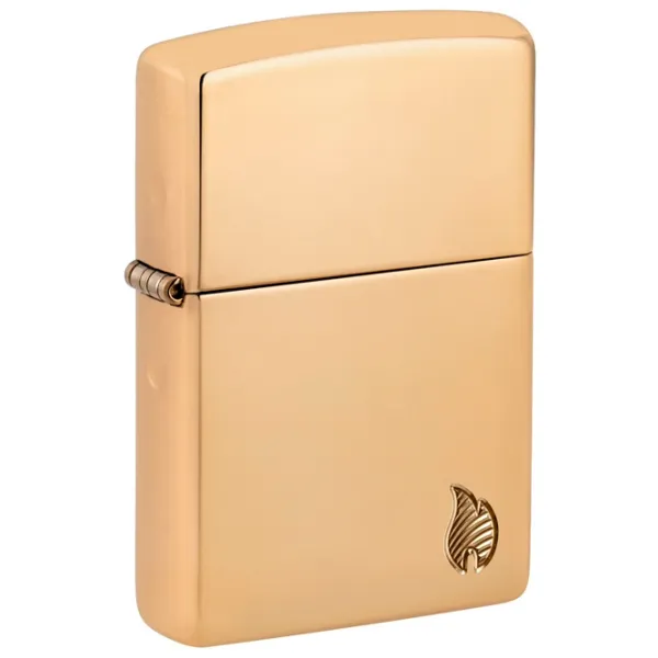Brichetă Zippo Armor Series Flame Gold / Alamă photo 3