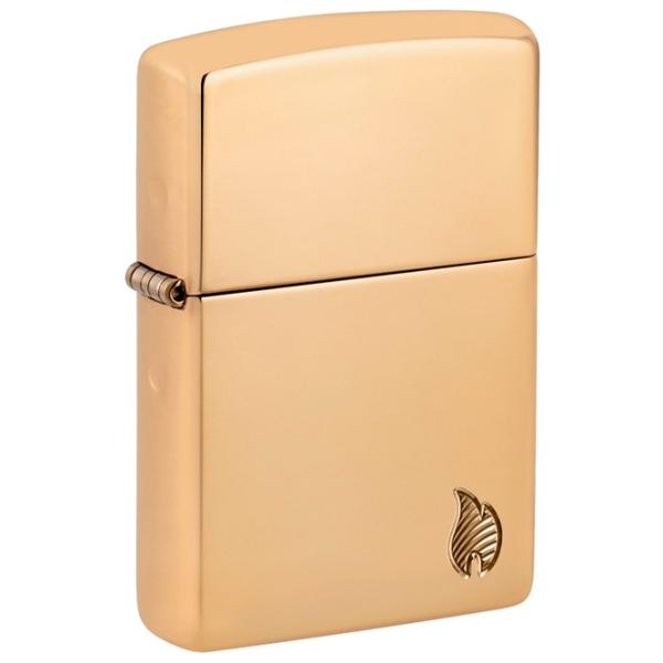 Brichetă Zippo Armor Series Flame Gold / Alamă photo 3