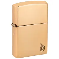 Зажигалка Zippo Armor Series Flame Золото / Латунь photo 3