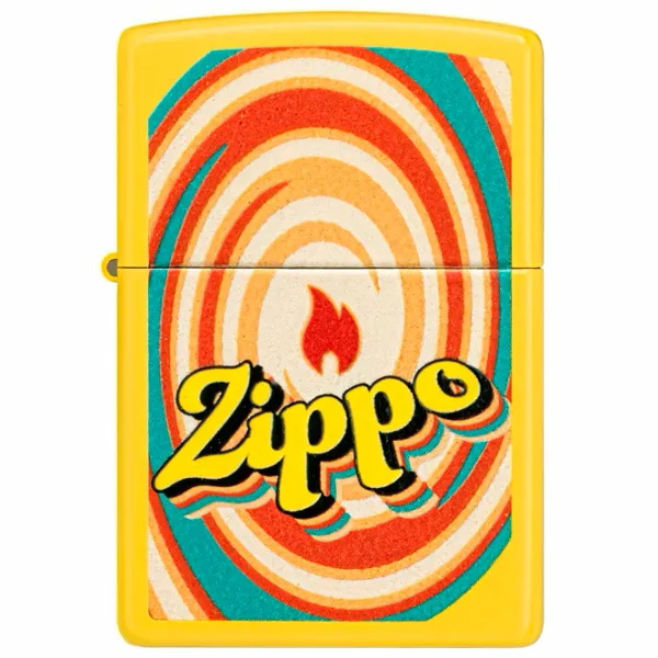 Зажигалка Zippo Swirls Design Желтый / Латунь photo 1