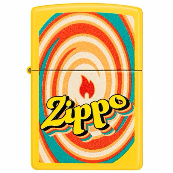 Зажигалка Zippo Swirls Design Желтый / Латунь photo 1