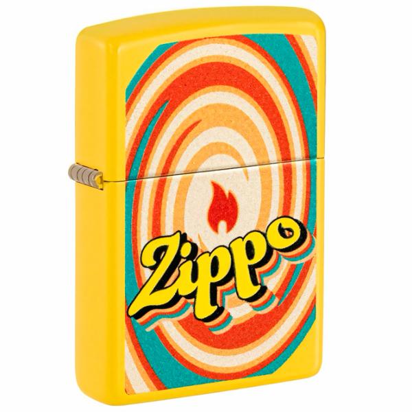 Зажигалка Zippo Swirls Design Желтый / Латунь photo 2
