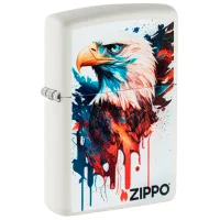 Зажигалка Zippo Eagle Design Белый / Латунь photo 2