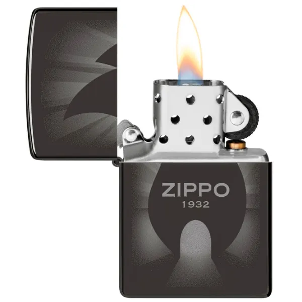 Brichetă Zippo Radiant Black / Alamă photo 1