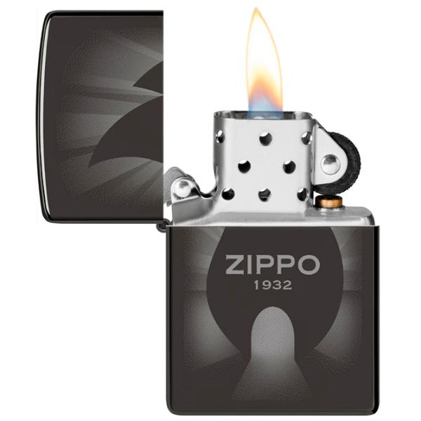 Brichetă Zippo Radiant Black / Alamă photo 1