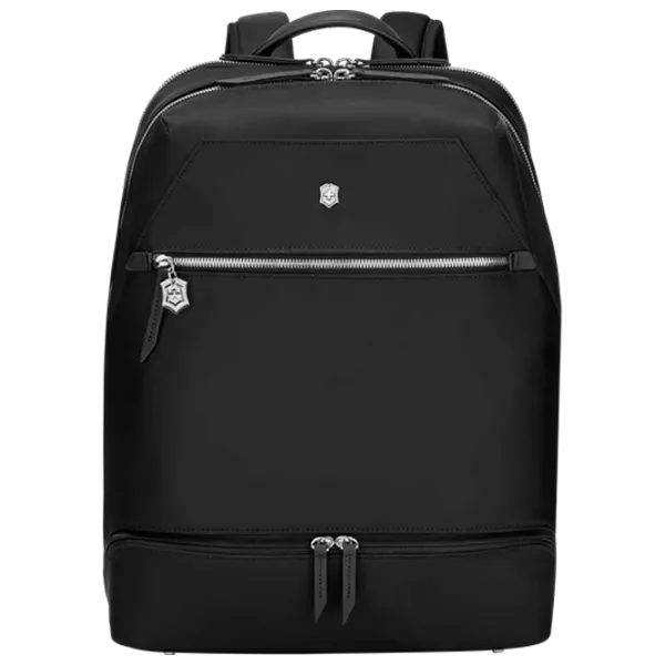Рюкзак Victorinox Victoria Signature Deluxe 15" / Серебро Черный / 18л photo 1