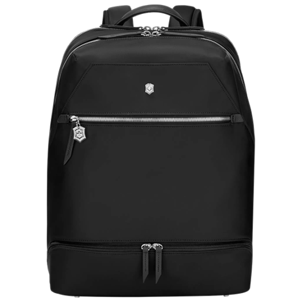 Рюкзак Victorinox Victoria Signature Deluxe 15" / Серебро Черный / 18л photo 1