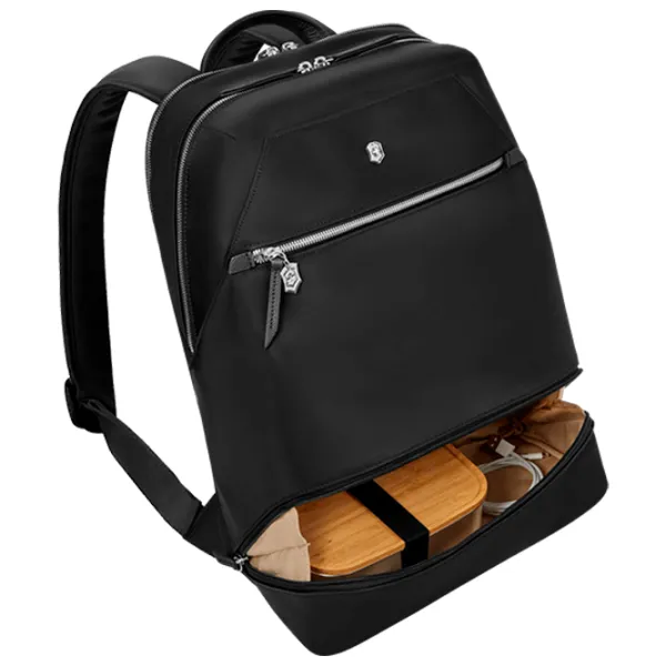 Рюкзак Victorinox Victoria Signature Deluxe 15" / Серебро Черный / 18л photo 3