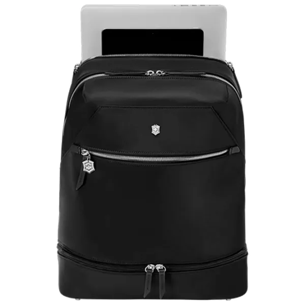 Рюкзак Victorinox Victoria Signature Deluxe 15" / Серебро Черный / 18л photo 6