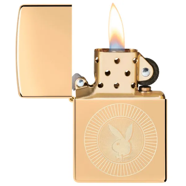 Brichetă Zippo Playboy Gold / Alamă photo 1