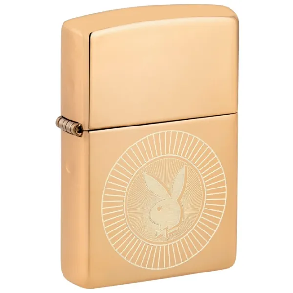 Brichetă Zippo Playboy Gold / Alamă photo 3