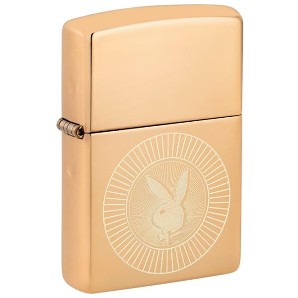 Brichetă Zippo Playboy Gold / Alamă photo 3