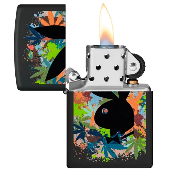 Brichetă Zippo Playboy Black / Alamă photo 1