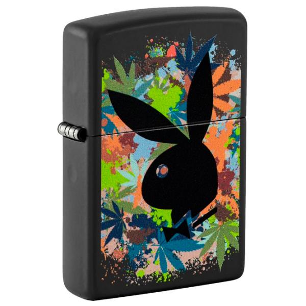 Brichetă Zippo Playboy Black / Alamă photo 2