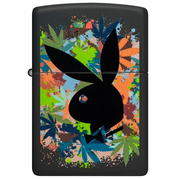 Brichetă Zippo Playboy Black / Alamă photo 3