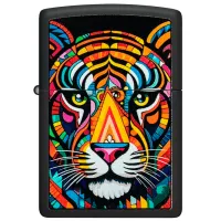 Зажигалка Zippo Tiger Design Черный / Латунь photo 2