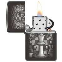 Brichetă Zippo Chess Design Black / Alamă