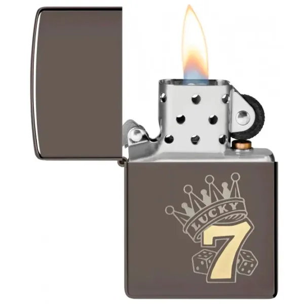 Brichetă Zippo Lucky 7 Design Gray / Alamă photo 1