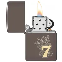 Brichetă Zippo Lucky 7 Design Gray / Alamă
