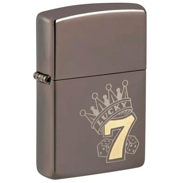 Brichetă Zippo Lucky 7 Design Gray / Alamă photo 2