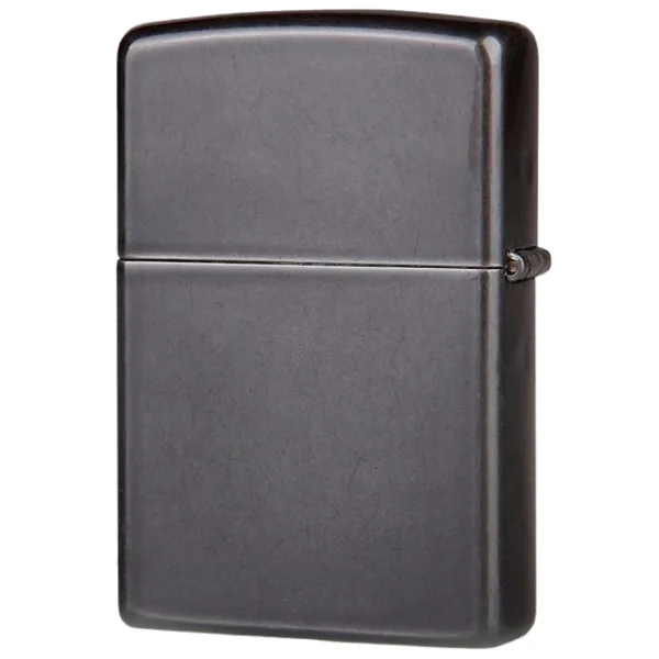Brichetă Zippo Reg Gray Dust Mt Ltr Gray / Alamă photo 1