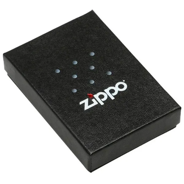 Brichetă Zippo Reg Gray Dust Mt Ltr Gray / Alamă photo 2