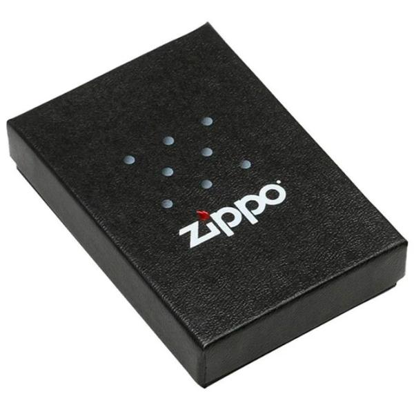 Brichetă Zippo Reg Gray Dust Mt Ltr Gray / Alamă photo 2