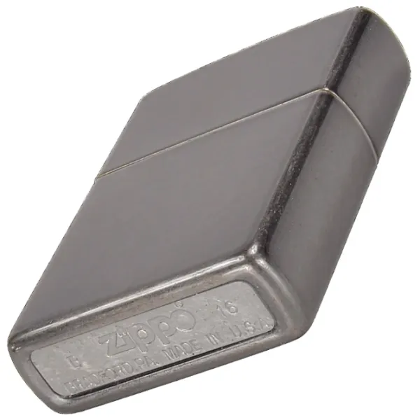 Brichetă Zippo Reg Gray Dust Mt Ltr Gray / Alamă photo 3