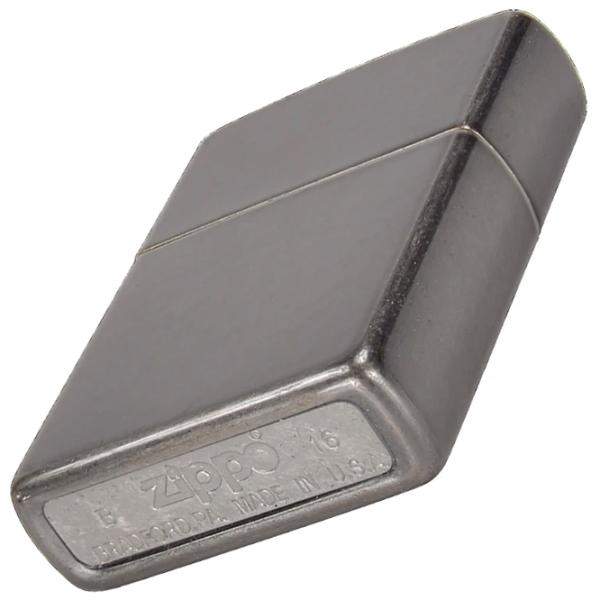 Brichetă Zippo Reg Gray Dust Mt Ltr Gray / Alamă photo 3