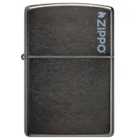 Зажигалка Zippo Classic Grey Серый / Латунь photo 2