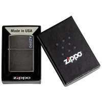 Зажигалка Zippo Classic Grey Серый / Латунь photo 3