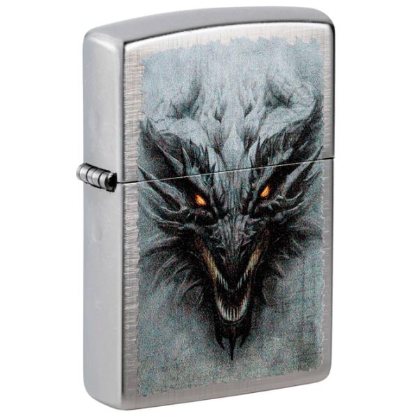 Brichetă Zippo Dragon Design Gray / Alamă photo 2