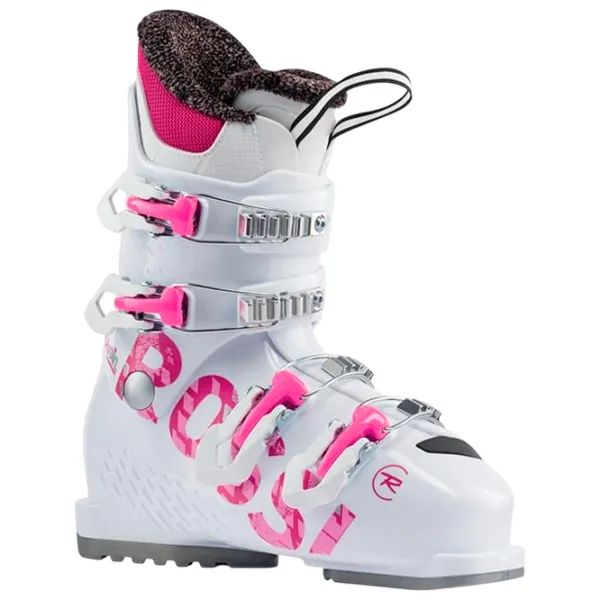 Clăpari de schi pentru copii Rossignol FUN GIRL 4 White / Poliuretan photo 1