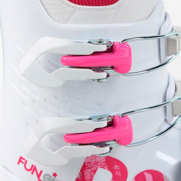 Clăpari de schi pentru copii Rossignol FUN GIRL 4 White / Poliuretan photo 5