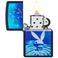 Brichetă Zippo Playboy Blue / Alamă
