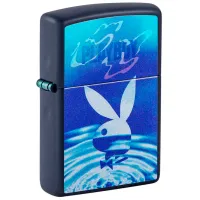 Зажигалка Zippo Playboy Синий / Латунь photo 2