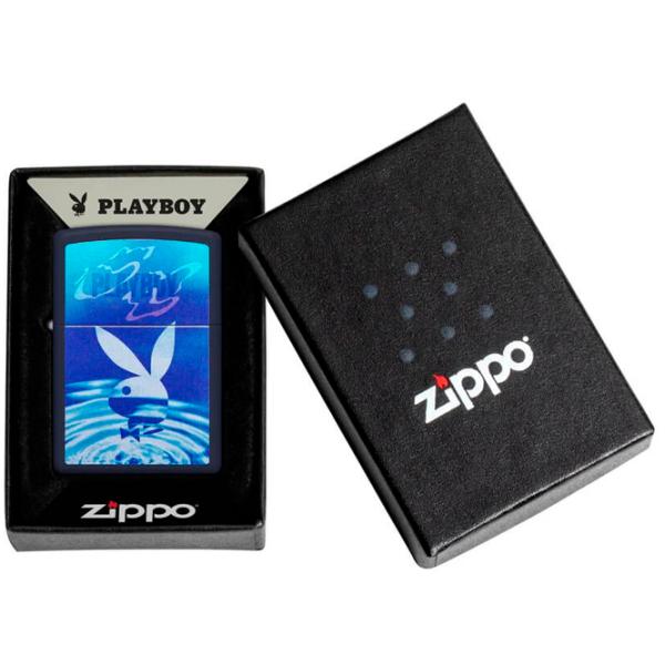 Brichetă Zippo Playboy Blue / Alamă photo 3