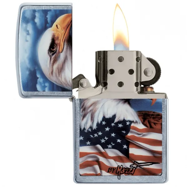 Зажигалка Zippo FREEDOM WATCH Нержавеющая сталь / Латунь photo 1