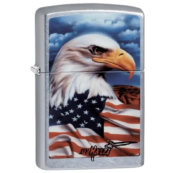 Зажигалка Zippo FREEDOM WATCH Нержавеющая сталь / Латунь photo 2