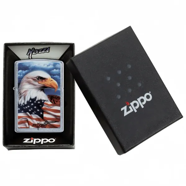 Зажигалка Zippo FREEDOM WATCH Нержавеющая сталь / Латунь photo 3