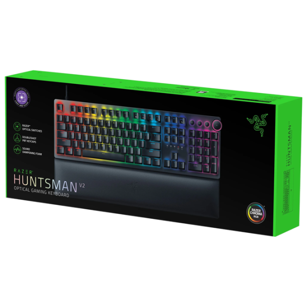 Tastatură Razer Huntsman V2 Cu fir / Black photo 6