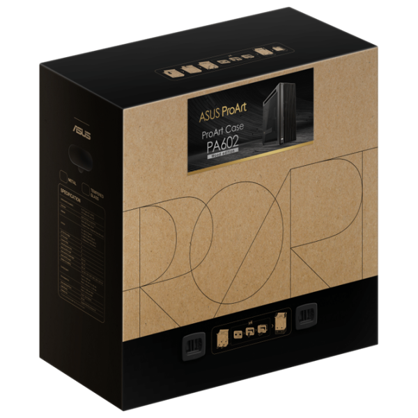 Carcasă Asus ProArt PA602 Wood Edition Mid Tower / Black photo 10