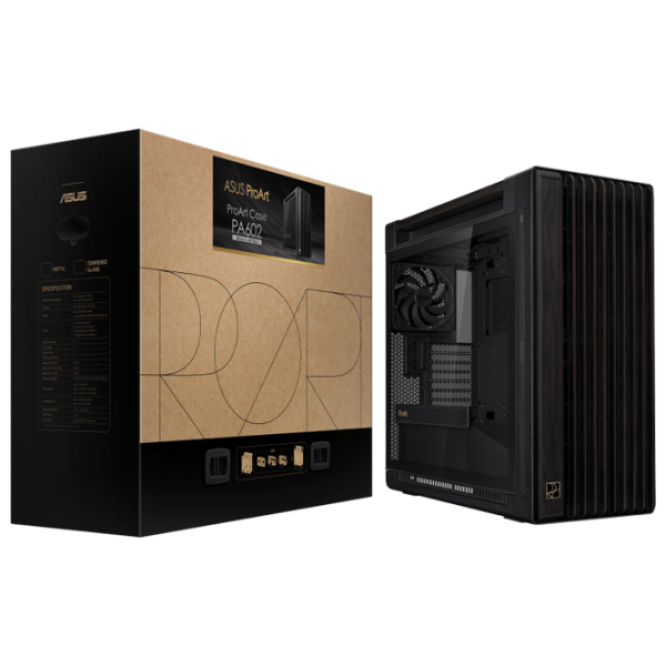 Carcasă Asus ProArt PA602 Wood Edition Mid Tower / Black photo 11
