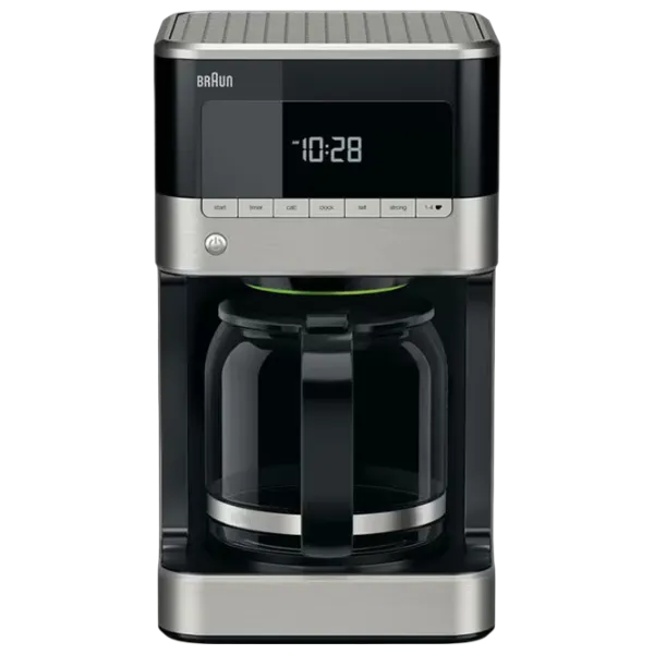 Cafetieră Braun PurAroma 7 KF 7120 BK  / 1.5 l / Silver photo 1