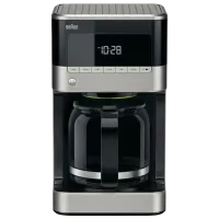 Cafetieră Braun PurAroma 7 KF 7120 BK  / 1.5 l / Silver