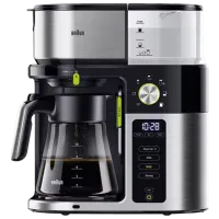 Cafetieră Braun KF 9050 BK  / 1.5 l / Silver