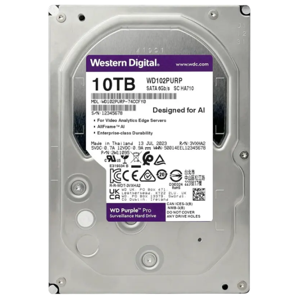 HDD Wester WD102PURP 10 ТБ  / Пурпурный photo 3