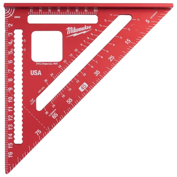 Echer Milwaukee 4932472124 180 mm Triunghi / Aluminiu photo 1