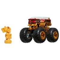 Set de mașini Hot Wheels Monster Trucks – BIGFOOT JDV96 / / Auriu Multicolor photo 5